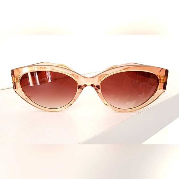 Rebecca Minkoff Accessories - Rebecca Minkoff Women's Cat Eye Crystal Pink, Brown Gradient, Selma Sunglasses.